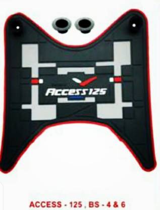 Rtech MAT BLACK AND WHITE Suzuki Access 125 Two Wheeler Mat