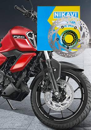 nikavi Front Brake Disc Plates Compatible for Yamaha - FAZER25,FZ25,YZF R15 VER 3.0 Motorbike Brake Disc