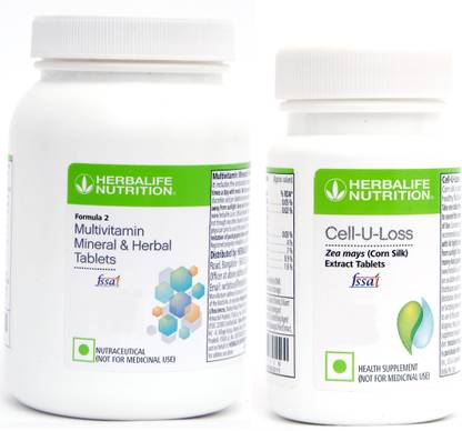 HERBALIFE Multivitamin Mineral and Herbal Tablets 90 Tablets And Cell-U-Loss 90 Tablets