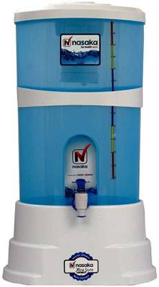 NASAKA Xtra Pure 19 L Non Electric Water Purifier By Okaya & Microtek 19 L Gravity Based Water Purifier