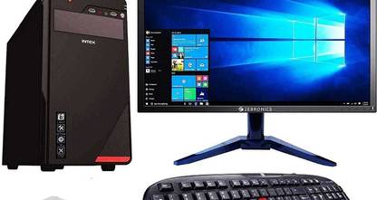 Assembled Desktop Computer Core i3 (6th Gen) (8 GB DDR4/1 TB/Windows 10 Pro/8 GB/18.5 Inch Screen/Desktop)