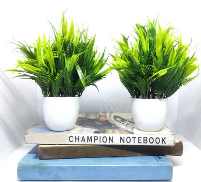 Ytc 2 set Bonsai Wild Artificial Plant  with Pot