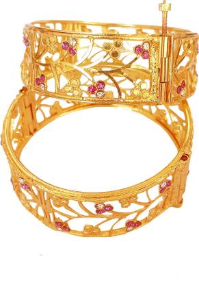 balaji gold Copper Gold-plated Bangle Set