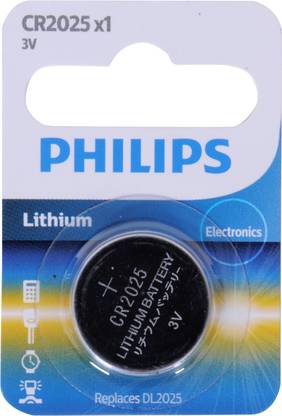 PHILIPS CR2025 Lithium Coin   Battery