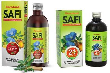 Hamdard Safi Natural For Pimple Free Glowing Skin 500ml + 100ml