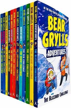 Bear Grylls The Complete Adventures Collection 12 Books Set