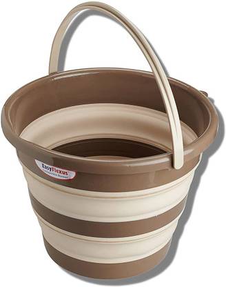 Celltone Easy Flexus Collapsible Plastic and Flexible Silicon Based 15 L Plastic Bucket