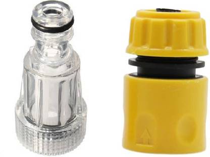 DIGICOP Car Washing Machine Universal Water Filter High-pressure Connection Fitting Pressure Washers Pipe Pressure Washer Hose Connector Double Male Hose Connectors Extender Coupling Joint Adapter Extender Set For Hose Pipe Tube Tool Hose Connector Spray Gun