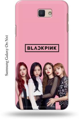 CHHAAP Back Cover for Samsung Galaxy On Nxt HD Black Pink Blackpink Signature Printed Hard Back Cover|Case FK0-13
