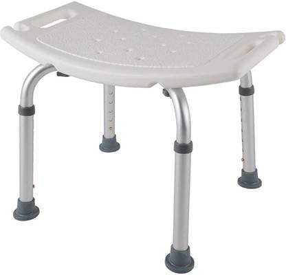 saniquick Hight Adjustable Bath Stool with Anti-Slip Rubber Tips for the Safety of Adults Shower Chair