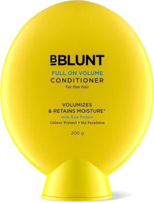 BBlunt Full On Volume Conditioner for Fine Hair, with Rice Protein, No Parabens, SLS. 200g