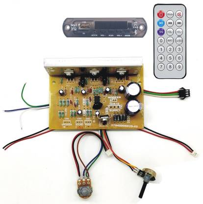 CLASSIC GOLD 2030 IC HOME THEATER 2.1 SUB WOOFER AMPLIFIER CIRCUIT BOARD AND BLUETOOTH MODULE Sound Recorder and Sound Circuit Electronic Hobby Kit