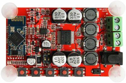 TRUSTECH 1PCS TDA7492P CSR8635 Bluetooth 4.0 Audio Receiver Digital Amplifier Board 50W+50W Dual Channel Wireless Audio Module Electronic Components Electronic Hobby Kit
