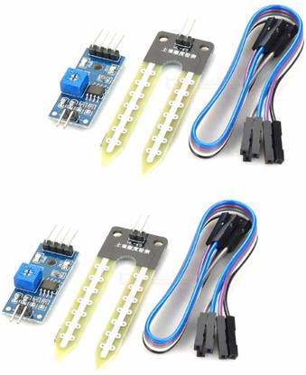 TRUSTECH Soil Moisture Sensor Module, DC 5V for MCU and boards compatible with Ar-duino (Pack of 2) Electronic Components Electronic Hobby Kit