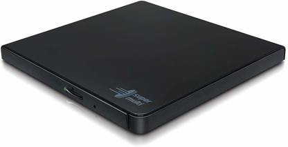 allegiance Multi Ultra Slim Portable DVD Writer External Drive with m-DISC Support (Black) External DVD Writer