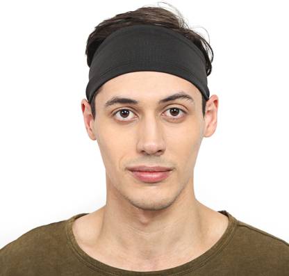 Bismaadh Running Quick Moisture Wicking Sweat Absorbent Polyester Sports Headband for Men & Women Head Band