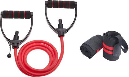 VATSMART Fitness Wrist Support with Single Resistance Tube Fitness Accessory Kit Kit