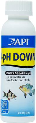 API pH DOWN Freshwater Aquarium Water pH Reducing Solution 118 ML Pet Health Supplements