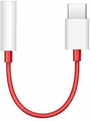 OnePlus 1+ White Type C to 3.5 mm Jack Converter Audio | Earphone Audio Jack Connector for 7pro/7T/7/6T, Samsung S9/Plus, Xiaomi Mi, Redmi Note and All USB Type C Smartphones | Handsfree Pouch Free Phone Converter