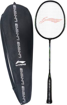 LI-NING Mega Power 5 Black/Green Strung Badminton Racquet (Pack of: 1, 90 g) Black, Green Strung Badminton Racquet
