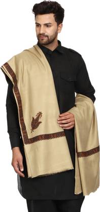 BE SWADESHI Wool Embroidered Men Shawl