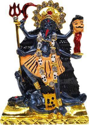 BEI Goddess Durga Devi Statue God Kali Mata Rani Maa Kalka ji Idol Spiritual Puja Vastu Handicraft Figurine-Religious Murti Pooja Gift Item Decorative Showpiece Decorative Showpiece  -  5 cm
