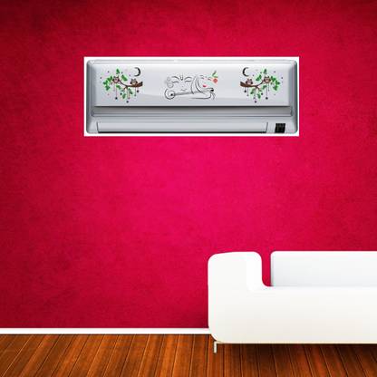 Kota home Decoration 25 cm Air Conditioner Sticker pubg language Sticker Ac Stickers AC Sticker and Wall Sticker Self Adhesive Sticker