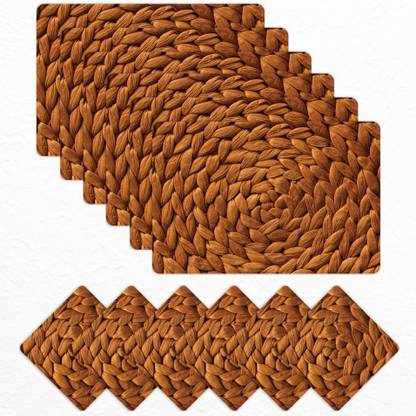 मैटवर्क्स बाय बाथला रेक्टेंगुलर 6 का पैक टेबल प्लेसमेट