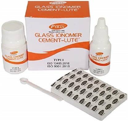 pyrax Combo Pack of Glass Ionomer Cement I & II Teeth Whitening Kit