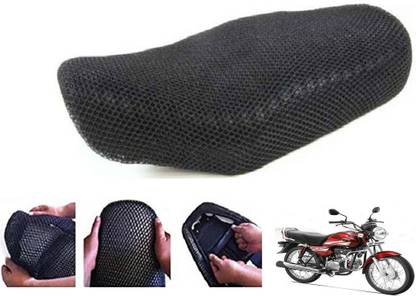 Shopland SEAT-COVER-NET-135SL Single Bike Seat Cover For Hero HF Dawn