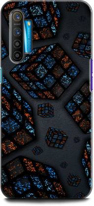 KEYCENT Back Cover for Realme XT, RMX1921 RUBIKS CUBES, CUBES PUZZLE, GAME, TRIANGLES, TEXTURE