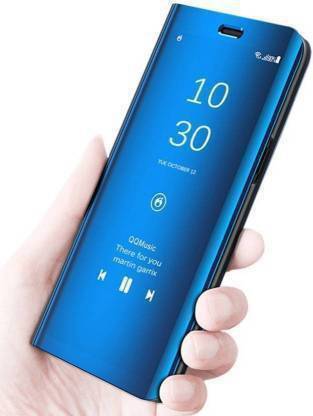mobies Flip Cover for ONEPLUS NORD CE Luxury Mirror Clear View Flip Stand (SENSOR TOUCH IS NOT WORKING)