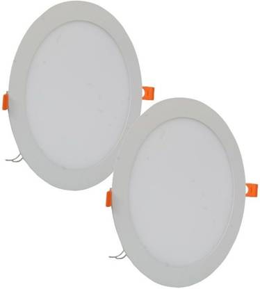 D'Mak 18 Watt Round Conceal White LED Light Recessed Ceiling Lamp