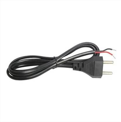 Mahindayal 2 Pin Mains Power Cord Cable for TV Cord, Cooler, Electric Heater, Fan 1.5 Meter Long Two Pin Plug