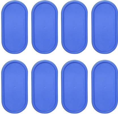 Cutting EDGE Modular Containers Lids Compatible with Cutting EDGE Containers Only, Pack of 8 7.4 inch, 3.7 inch Lid Set