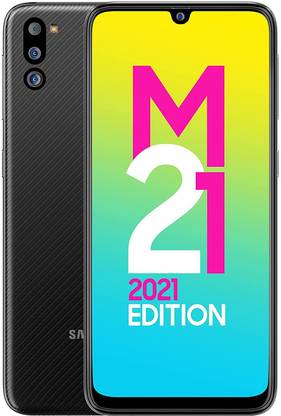 Samsung M21 2021 Edition (Charcoal Black, 128 GB)