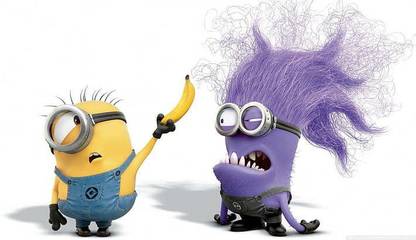 Minions Despicable Me Cartoon Movie Banana Matte Finish Poster Paper Print