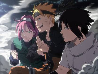Naruto Shippuuden Uchiha Sasuke Sakura Haruno Anime Girls Matte Finish Poster Paper Print