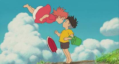 Ponyo Movie Ponyo Anime Studio Ghibli Matte Finish Poster B-715 Paper Print
