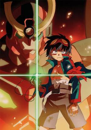 Tengen Toppa Gurren Lagann Simon Anime Matte Finish Poster Paper Print