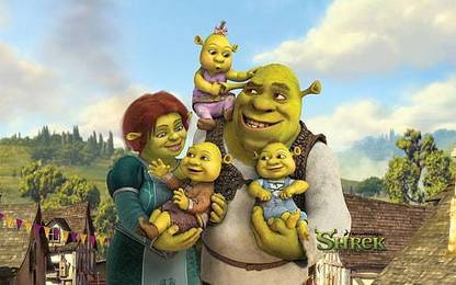 Shrek Cartoon Movie Matte Finish Poster Paper Print