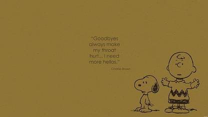 Snoopy Charlie Brown Quote Peanuts Comic Matte Finish Poster Paper Print