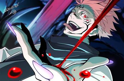 Anime Anime Boys Jujutsu Kaisen Yuji Itadori Sakuna Matte Finish Poster Paper Print