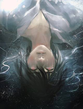Naruto Shippuuden Uchiha Sasuke Crying Eternal Mangekyou Sharingan Matte Finish Poster Paper Print