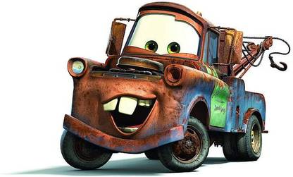 Tow Mater Cars Movie Matte Finish Poster Paper Print