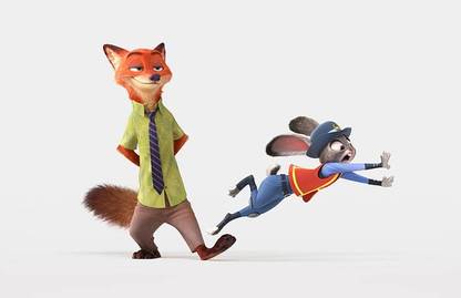 Best Animation Movies Of 2016 Cartoon Zootopia Matte Finish Poster B-1385 Paper Print