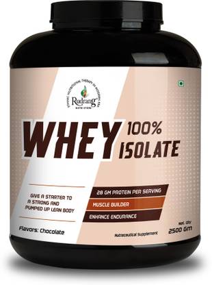 Rudrang Nutri Store Nutri Store Whey Isolate | Chocolate | 28gm Protein | 1 Scoop of 33gm Whey Protein Whey Protein