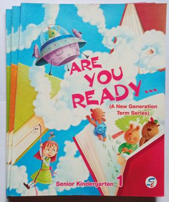 Are You Ready A New Generation Term Series Set Of 3 Books (English, Maths And Environmental Studies) For UKG Students