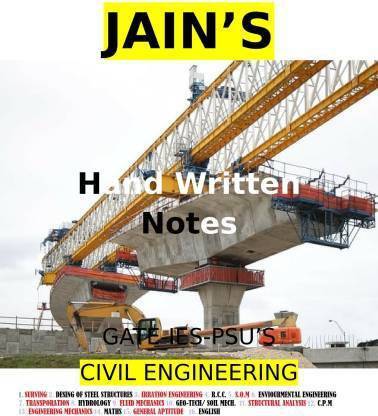 Class Notes Of Civil Engineering (IES, GATE, PSUS) ( SPIRAL BINDING, WORLD PHOTOSTAT)