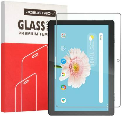 Robustrion Tempered Glass Guard for Lenovo Tab M10 FHD Rel TB-X605LC TB-X605FC Tablet 10.1 inch
